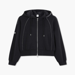 르꼬끄스포르티브 더블텐션 루즈핏 후드 집업 QP322OFT71