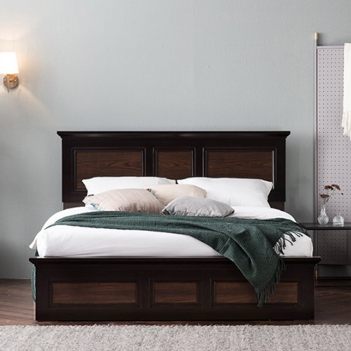 삼익가구 코펜하겐 월넛 서랍형 도장 침대 K