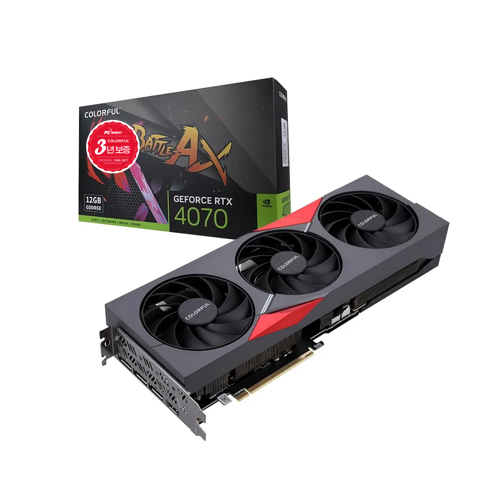 Colorful  지포스 RTX 4070 토마호크 EX D6X 12GB 피씨디렉트