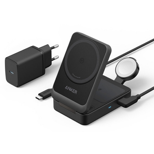 ANKER  맥고 Qi2 폴더블 3in1 맥세이프 무선충전기 B2557