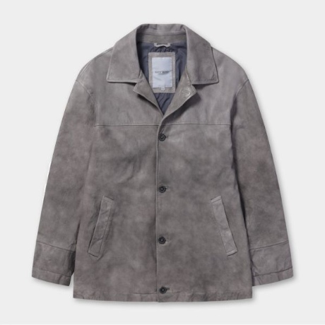 시리즈 크랙 레더 아우터형 셔츠_SAUDS24501GYX