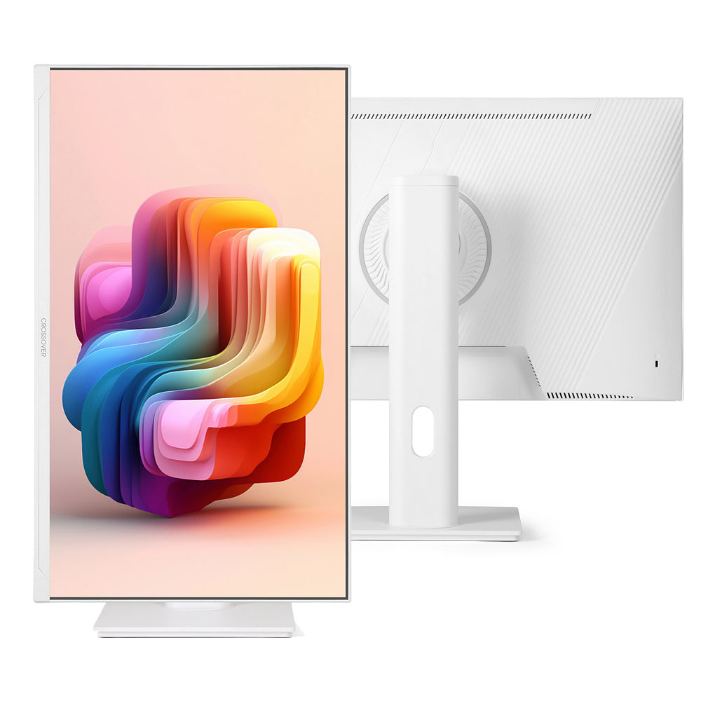 크로스오버  미켈란 27Q75M4 IPS QHD 400 DCI-P3 멀티스탠드 화이트 무결점