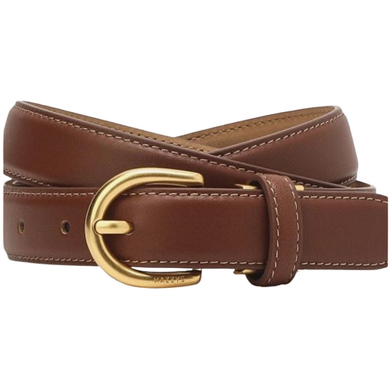 헤지스 여성 스티치장식 소가죽 벨트 HJBE2F406W3