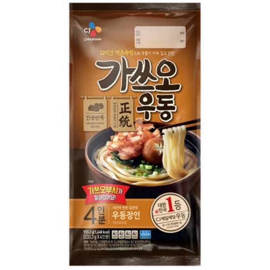 CJ제일제당 프레시안 가쓰오 우동 4인분 933.2g
