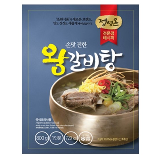 초원식품 정성온 왕갈비탕 800g [1개] - 에누리 가격비교