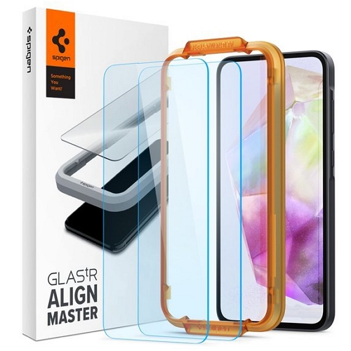 슈피겐  갤럭시A35 얼라인마스터 강화유리 보호필름