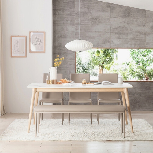 리바트 아르떼 레도바 사각 세라믹 식탁 1800