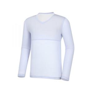 와이드앵글  TO 브이넥 메쉬 배색 베이스레이어 WMM24295IC