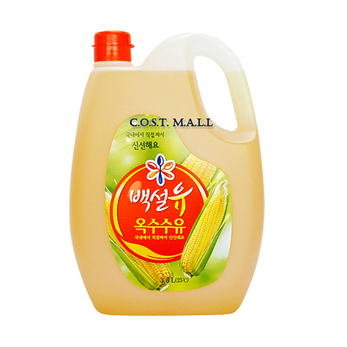 백설 옥수수유 3.6L