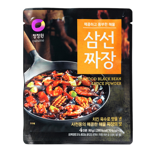 대상 청정원 삼선 짜장 80g