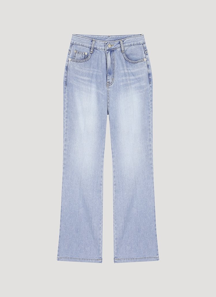 시스티나 캐주얼 부츠컷 데님 팬츠 AAMSLO21060