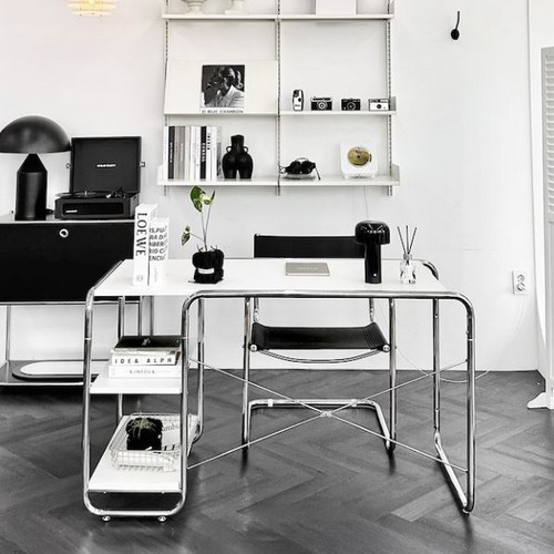 리빙힙 소셜 미드센츄리 모던 알파 A 책상