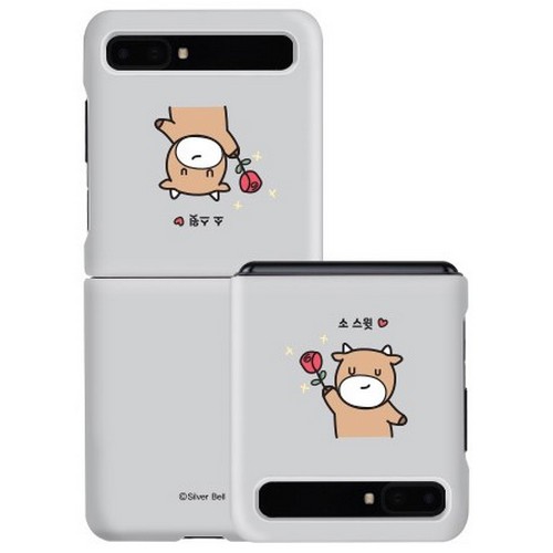바보사랑  갤럭시Z 플립6 소스윗 귀염뽀쨕 시즌6 3D 곡면 하드케이스