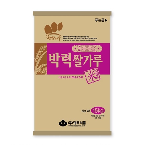 대두식품 햇쌀마루 박력 쌀가루 국내산 15kg