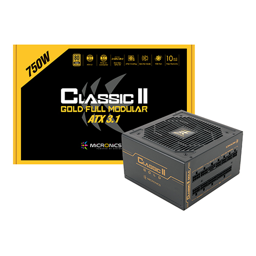 마이크로닉스  Classic II 750W 80PLUS골드 풀모듈러 ATX3.1