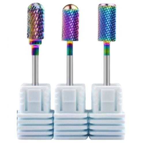 다이아몬드 레인보우 네일 드릴 비트 배럴볼 3종 세트