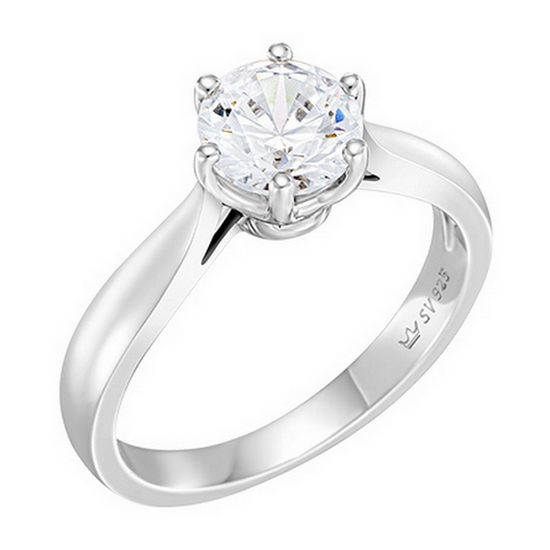 제이에스티나 WHITEMOND 1캐럿 반지 JJLJRQ4BF369SW120
