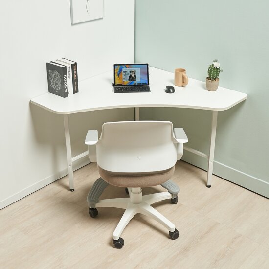 에보니아 브베 코너형 철제 책장