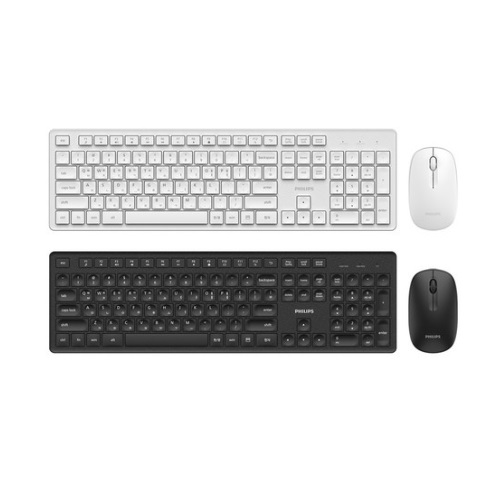 필립스  SPT6318 무선 키보드 마우스 세트