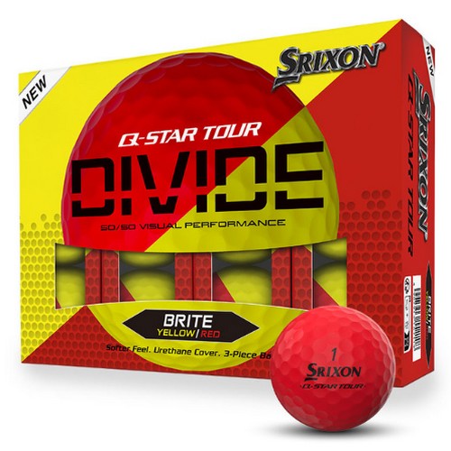 던롭 스릭슨 Q-STAR 투어 디바이드 옐로우+레드