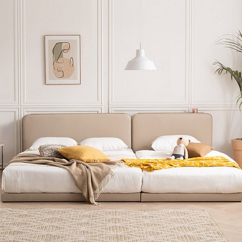 삼익가구 루시 수납형 저상형 LED패밀리침대 SS+Q