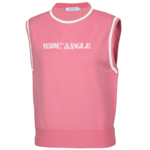 와이드앵글  와글 아트웍 루즈핏 베스트 WWU24K74P5