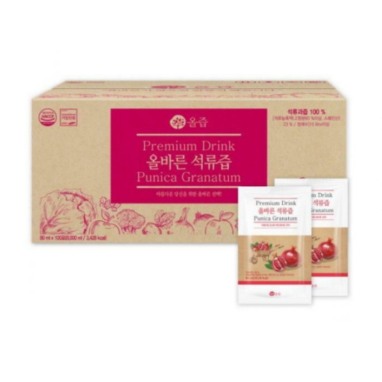 올즙 올바른 석류즙 80ml 100포