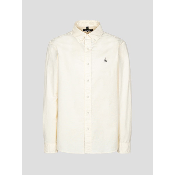 빈폴 남녀공용 옥스퍼드 솔리드 셔츠_BC4764E050