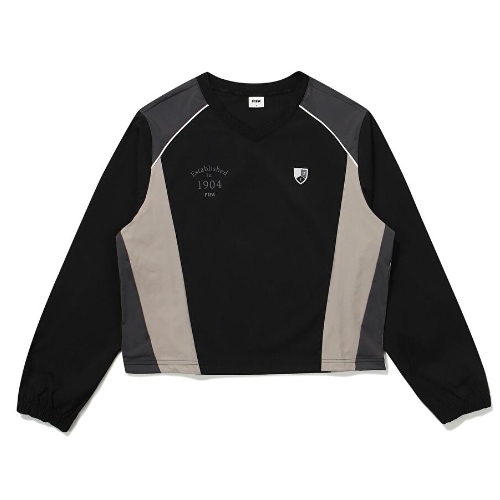 코웰패션  컬러블록 브이넥 피스테 FF41PI02W160