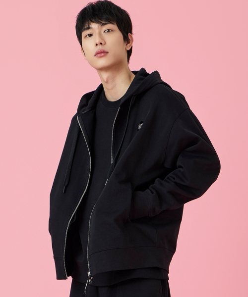 라이프워크 공용 W레더 와펜 후드 집업 LW245ZT972