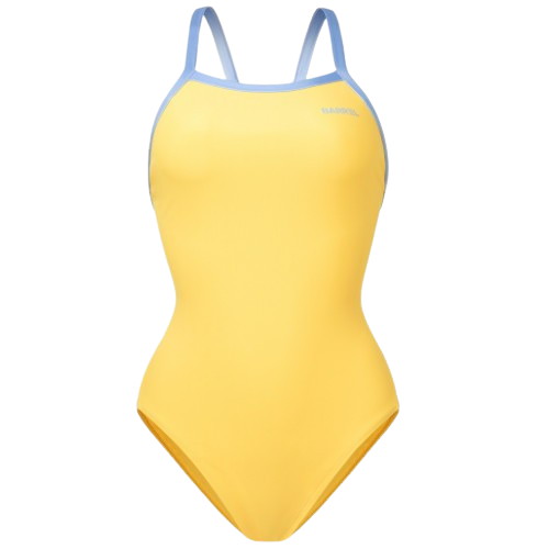 배럴  여성 에센셜 컬러배색 Y백 원피스 수영복 B4SWSWS013BNN