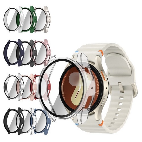 LAB.C  갤럭시워치7 풀커버 슬림 하드 강화유리 케이스