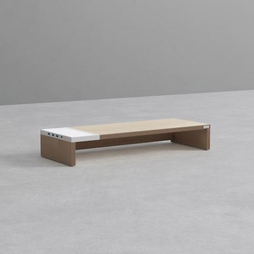 데스커 고속무선충전 USB 허브 모니터 받침대2.0