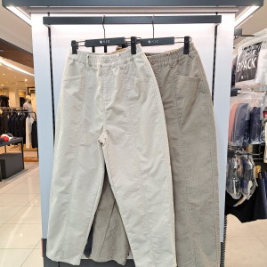 닉스 오픈 풀밴딩 기모 코듀로이 벌룬테이퍼드 NRWCNZ562