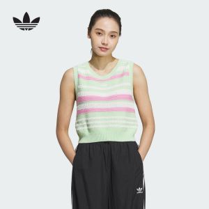 아디다스 오리지널 SKFH SRIP 민소매 나시 니트 베스트 JI7052