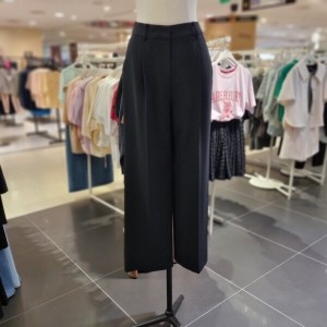 올리브데올리브 뒷밴딩 핀턱 팬츠 OW4AL7670