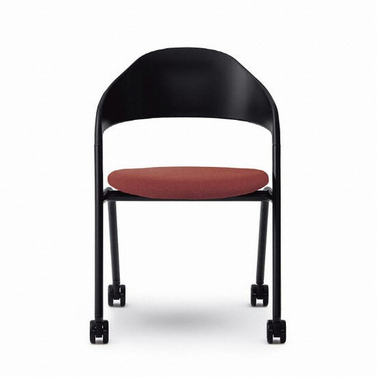 시디즈  롤리 블랙 좌판패딩형 캐스터 의자 M401EY