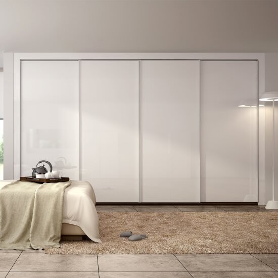 한샘  바이엘 글로시 슬라이딩 붙박이장 선반형