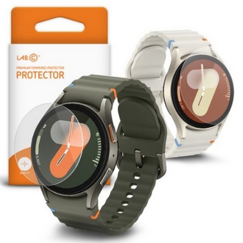 LAB.C  갤럭시워치7 9H 고강도 강화유리 액정보호필름 2매