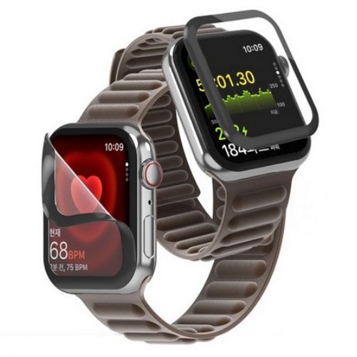 LAB.C  애플워치 풀커버 PMMA 자가복원 액정보호필름 3매