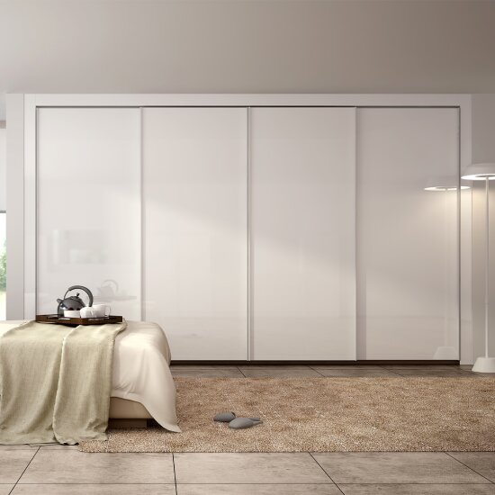 한샘  바이엘 글로시 슬라이딩 붙박이장 행거형