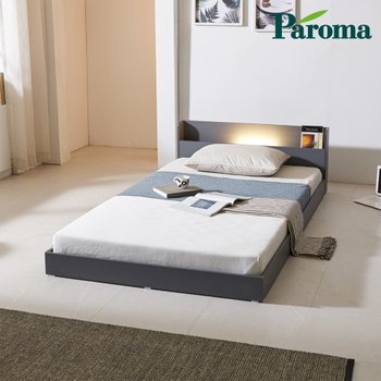 파로마 하임 로자인 LED 헤드 수납 저상형 침대 SS+깔판
