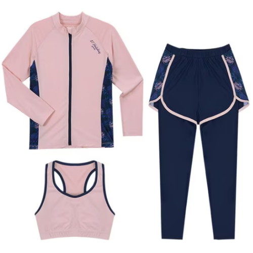 에스티홀리데이  여아 래쉬가드 3P 상하세트 ST408