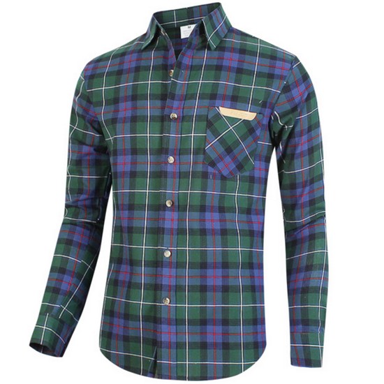 필골드 아틀란티스체크 슬림핏셔츠_MS207