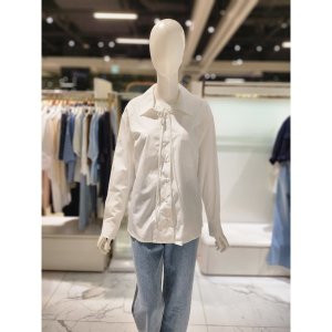 올리브데올리브 셔츠형 루즈핏 블라우스 OW4AB7550