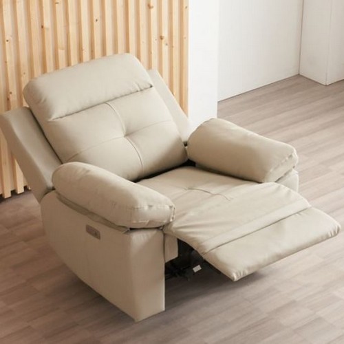 에보니아 헤븐 에어레더 가죽 리클라이너 1인용