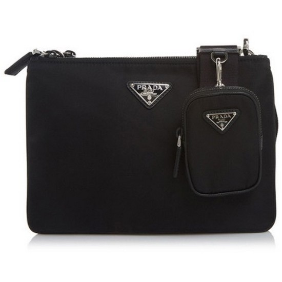 프라다 페드로 리나일론 사피아노 가죽 크로스백 2VH120 2DMH F0002 OOO