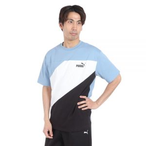 푸마 POWER MX 반팔 컬러 블록 티셔츠 681074-20