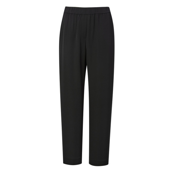 닥스레이디스 LUC 솔리드 풀밴딩 배기핏팬츠 DLPA4C509BK