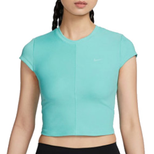 나이키 원 피티드 립 드라이 핏 반팔 크롭 탑 FV7875-300